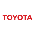 Toyota wordmark in red