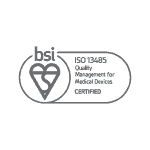 BSI ISO 13485 Quality Management for Medical Devices Certified badge