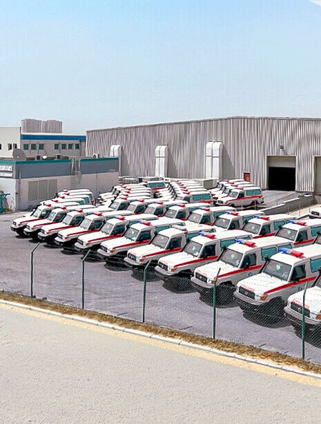 Paramed emergency transport vehicles in GCC